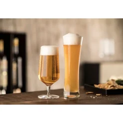 Schott ZwieselWeizenbierglas groß 4er-Set Beer Basic mit Moussierpunkt klar