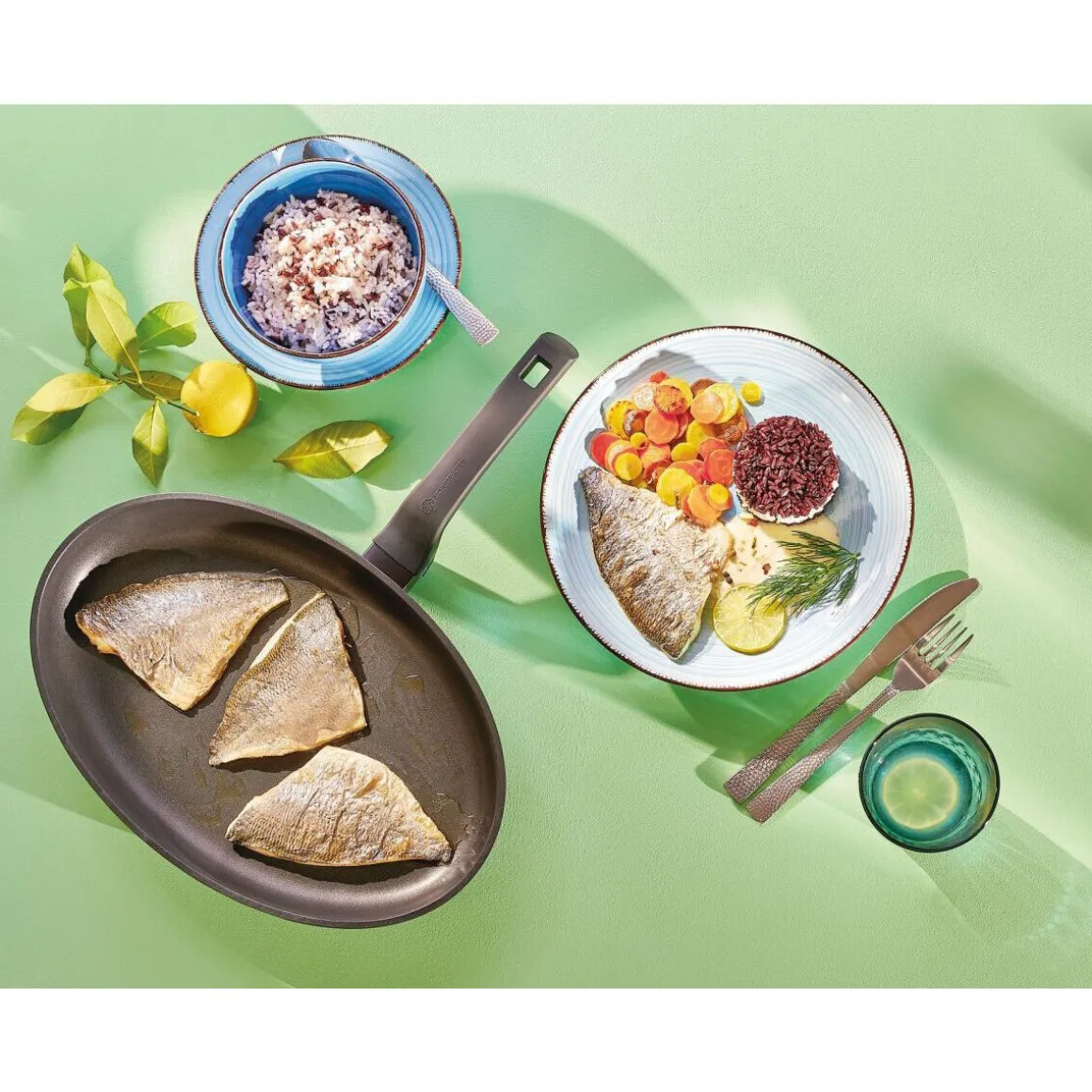 Schulte-UferFischpfanne 23x36 cm Charisma i