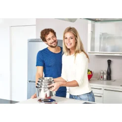 Schulte-UferFleischtopf m.Deckel Romana Edelstahl 16cm