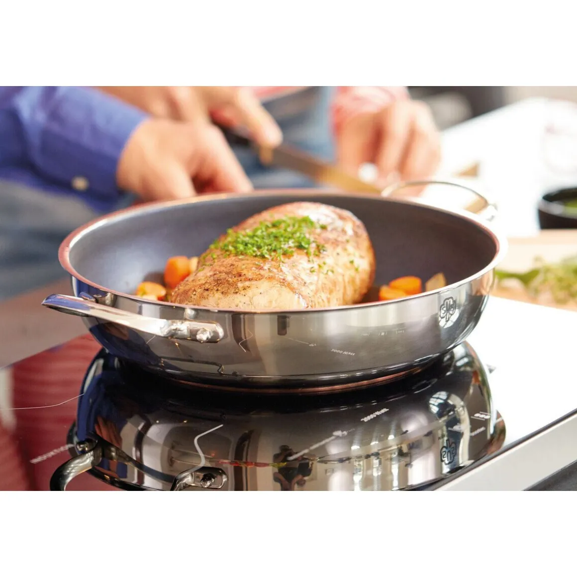 Schulte-UferSchmorpfanne Romana XX Strong versiegelt 28cm