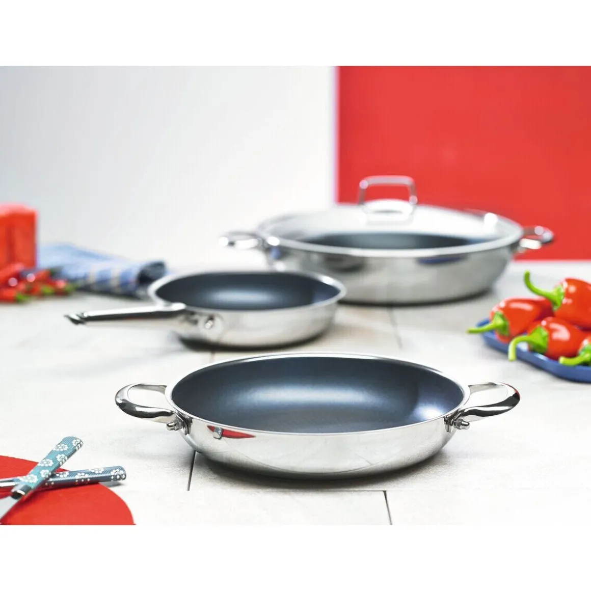 Schulte-UferServierpfanne Romana XX Strong versiegelt 26cm