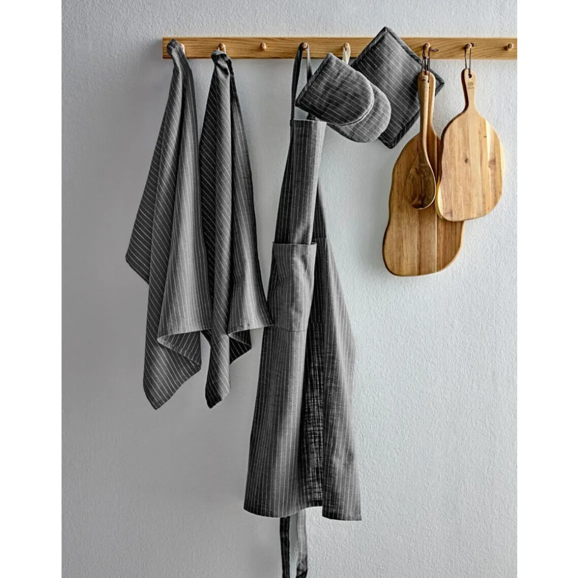 SödahlSchürze 91x70 cm Organic Line Steingrau