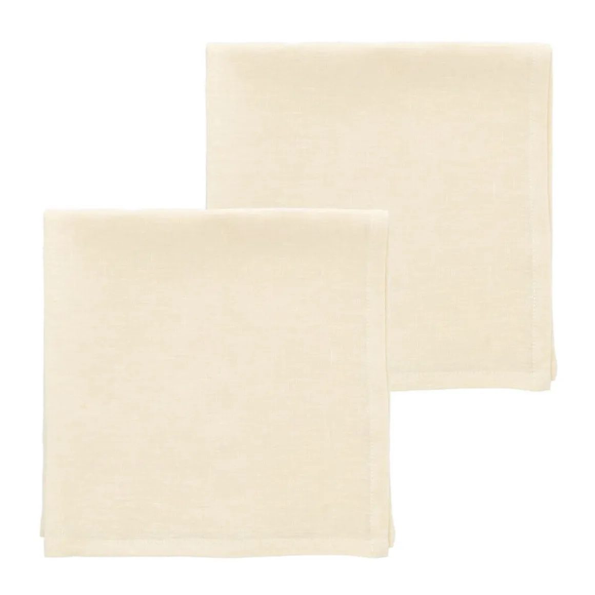 SödahlServietten 2er-Set Pure Linen Ecru