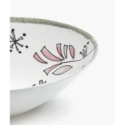 SeraxSchüssel 18 cm Midnight Flowers Fiore Rosa