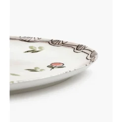 SeraxTeller °2 35x22 cm Midnight Flowers Mirtillo Nude