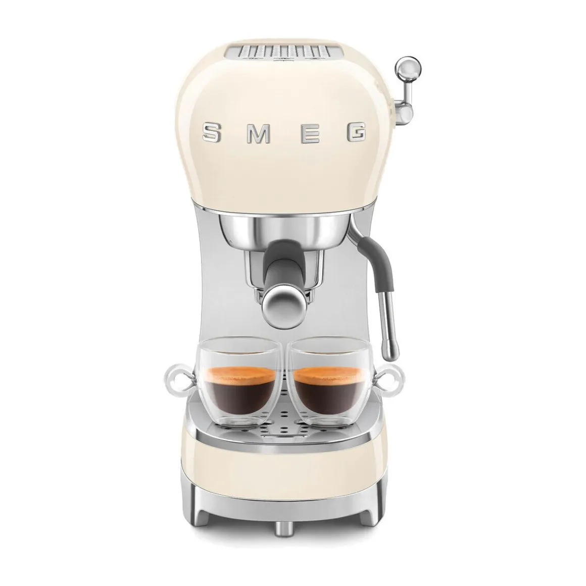 SmegEspressomaschine ECF02 1,1 l 1350 W 50’s Style creme