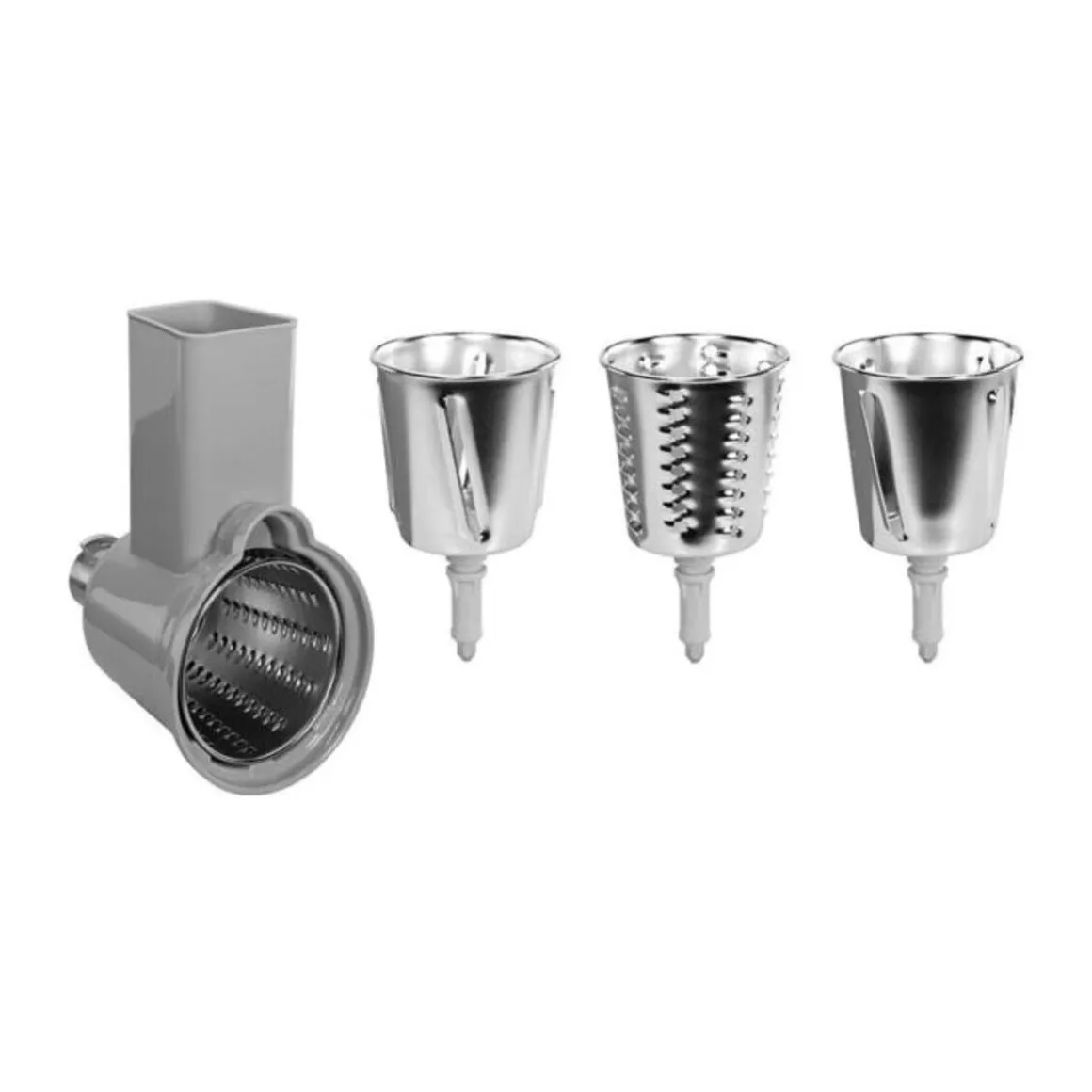 SmegGemüseschneider-Set für Küchenmaschinen 4-tlg. edelstahl