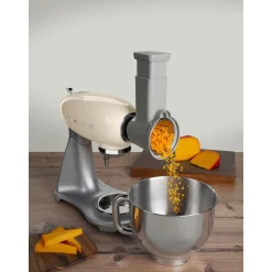 SmegGemüseschneider-Set für Küchenmaschinen 4-tlg. edelstahl