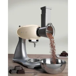 SmegGemüseschneider-Set für Küchenmaschinen 4-tlg. edelstahl