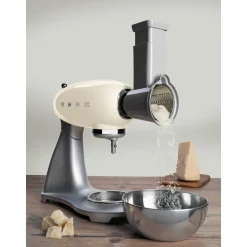 SmegGemüseschneider-Set für Küchenmaschinen 4-tlg. edelstahl