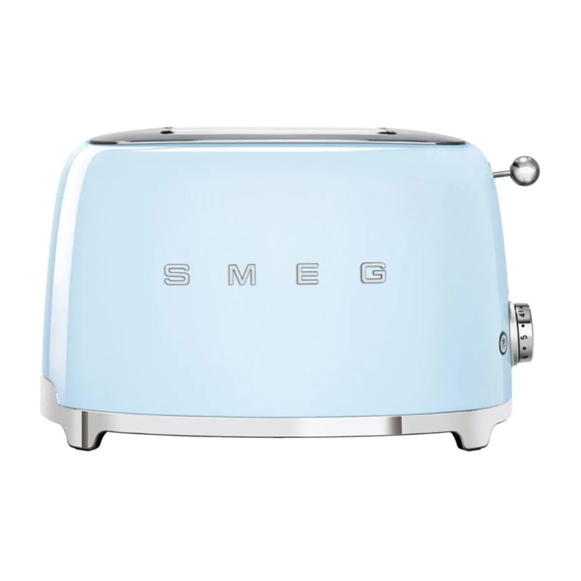 Smeg2-Schlitz-Toaster TSF01 950 W 50's Style pastellblau