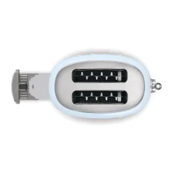 Smeg2-Schlitz-Toaster TSF01 950 W 50's Style pastellblau