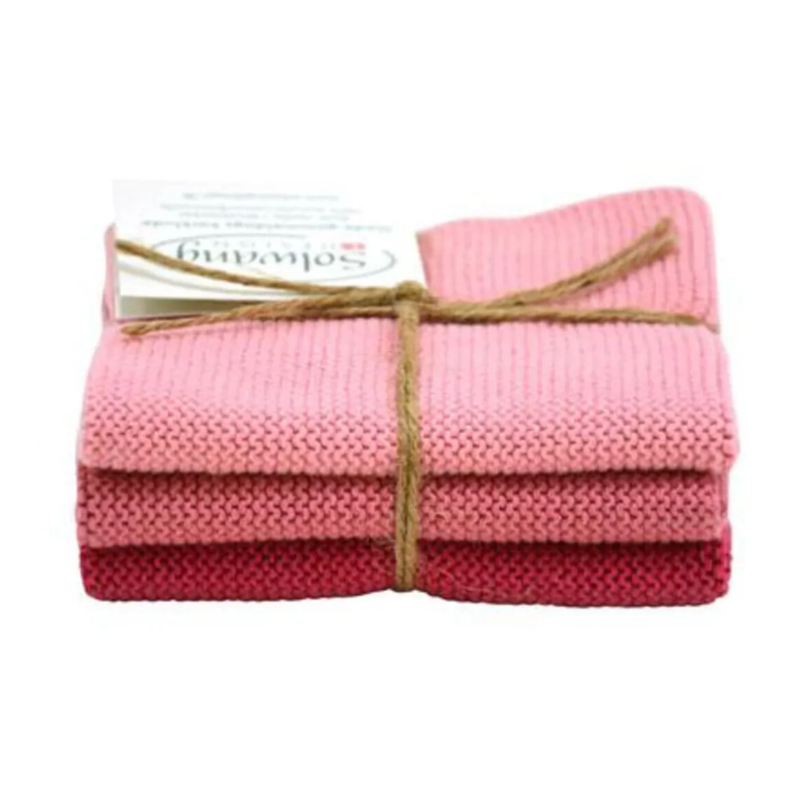 SolwangWischtücher 3er-Pack antikrosa kombi