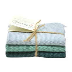 SolwangWischtücher 25x25cm 3er-Pack Antikgrün-Kombi