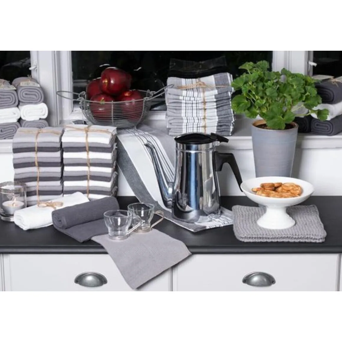 SolwangWischtücher 25x25cm 3er-Pack Sturmgrau-Kombi