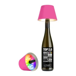 SompexLED-Leuchte 11 cm 1,3 W Top 2.0 neonpink mit RGB-Farbwechsel