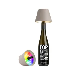 SompexLED-Leuchte 11 cm 1,3 W Top 2.0 sand mit RGB-Farbwechsel