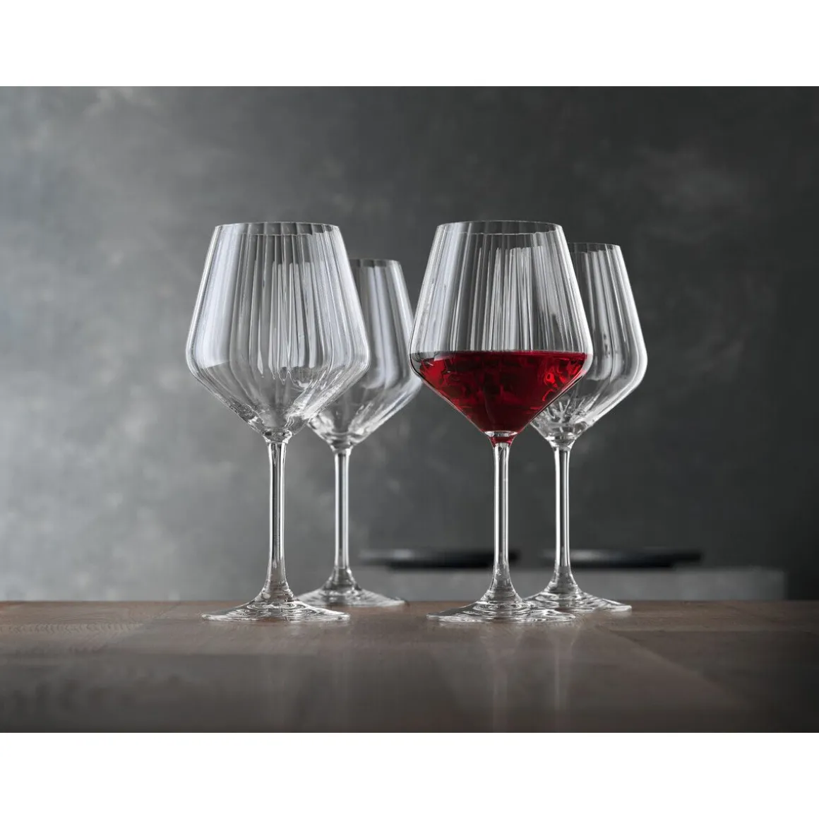 SpiegelauBurgunderglas 4er-Set Lifestyle klar
