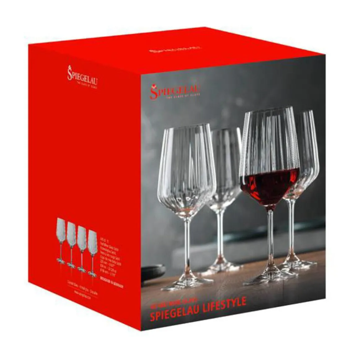SpiegelauRotweinglas 4er Set Lifestyle