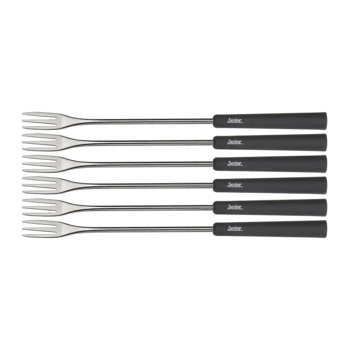 SpringFonduegarnitur 23 cm Aluminium Induktion schwarz