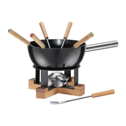 SpringKäsefonduegarnitur 23 cm Lausanne schwarz
