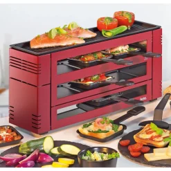 SpringRaclette Pizza für 6 46x16x21 cm rot