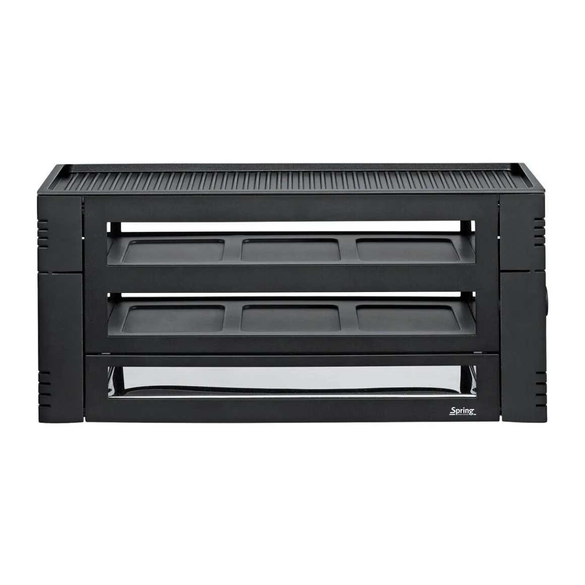 SpringRaclette Pizza für 6 46x22x16 cm schwarz