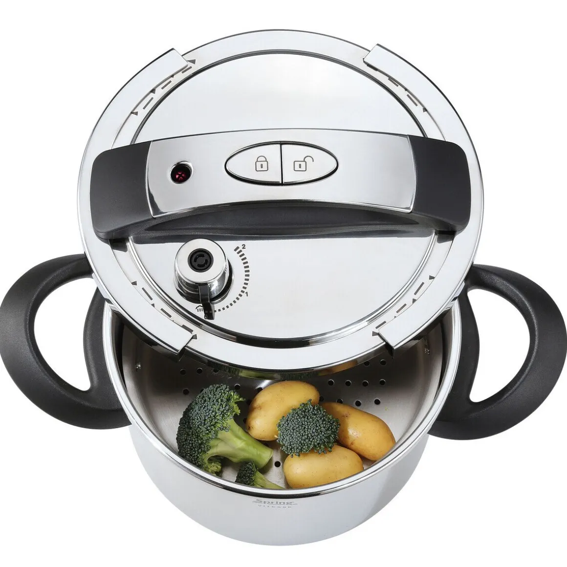 SpringSchnellkochtopf 4,5 l Vitesse edelstahl