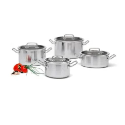 SpringTopf-Set 4-tlg. Brigade Basic silber