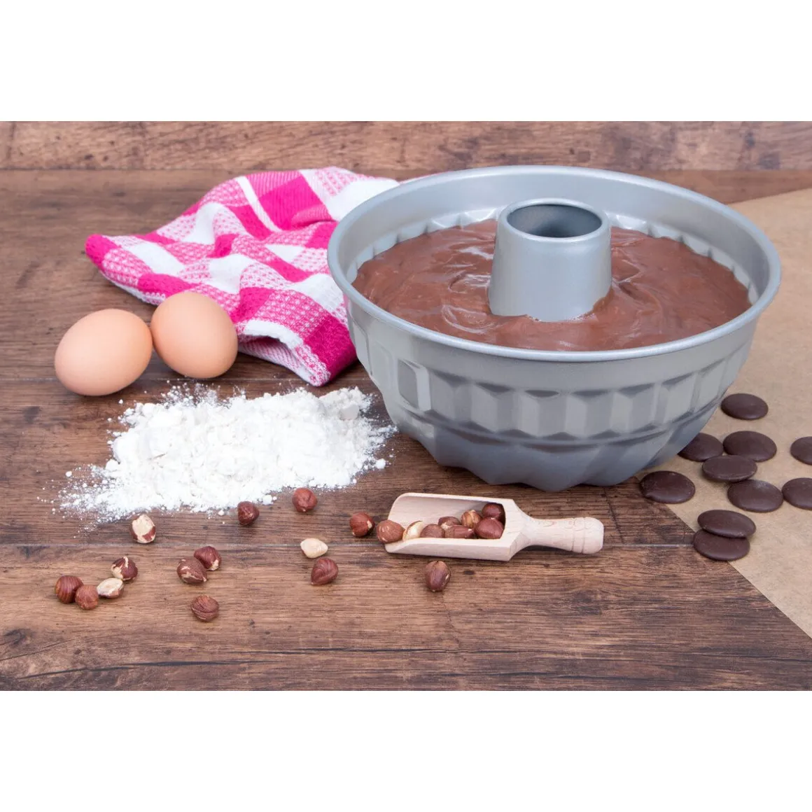 StädterGugelhupf 16 cm We love baking silber