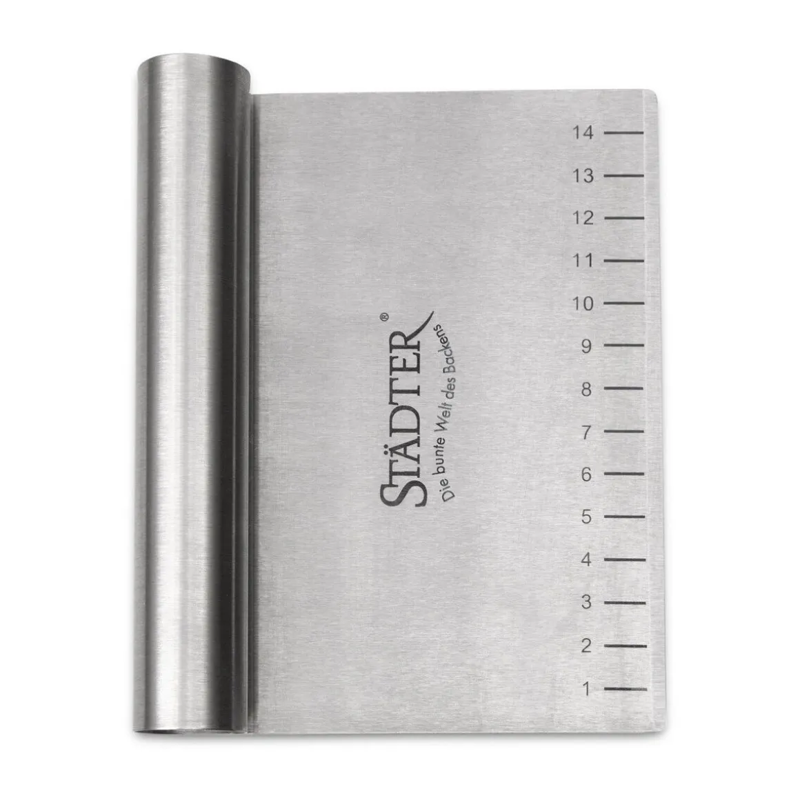 StädterProfi Teigkarte Edelstahl 15x12 cm