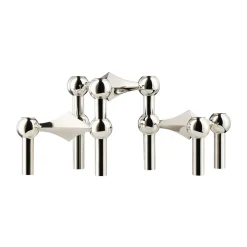 Stoff NagelKerzenständer 3er-Set chrom