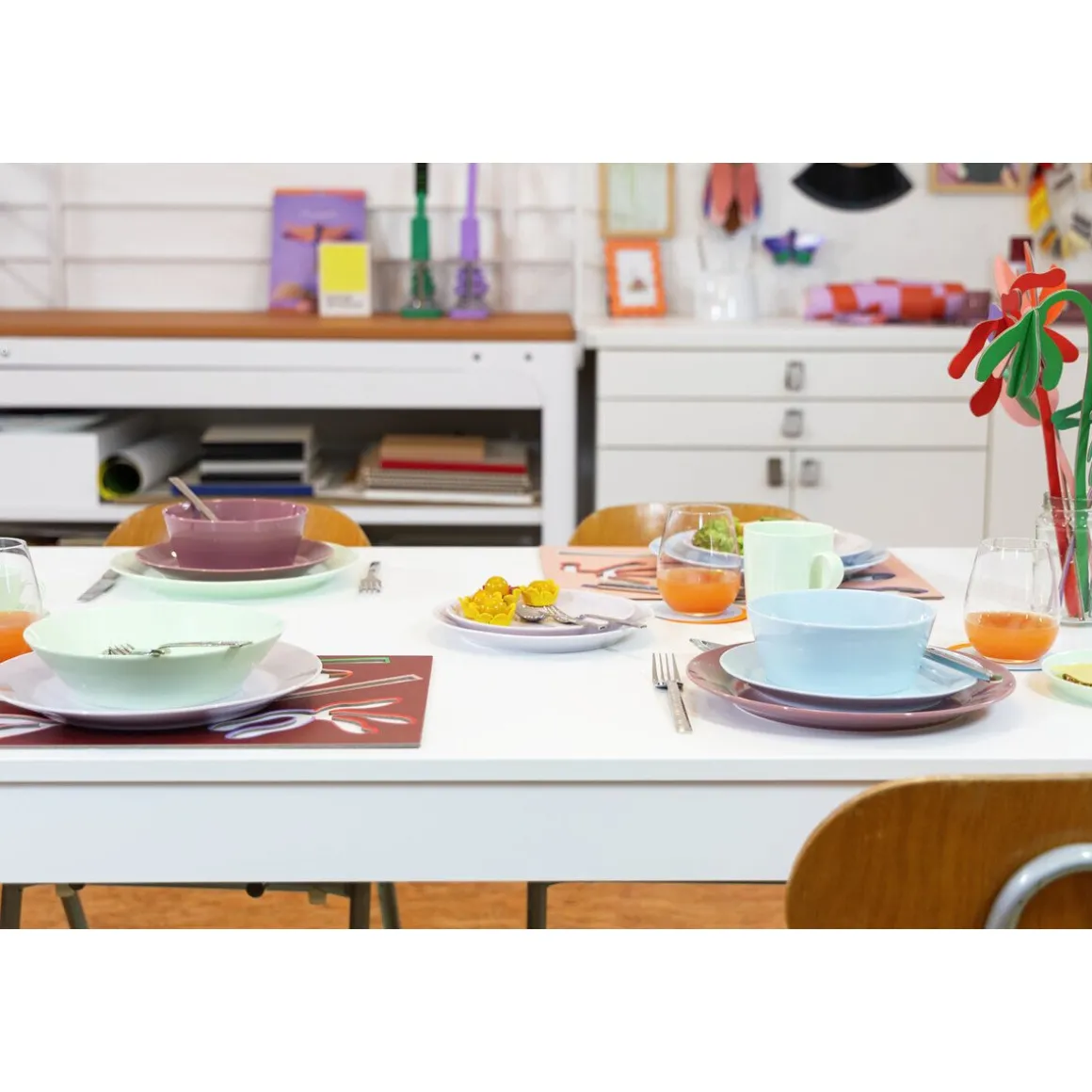 ThomasFrühstücksteller 22 cm Tric Blue Fog