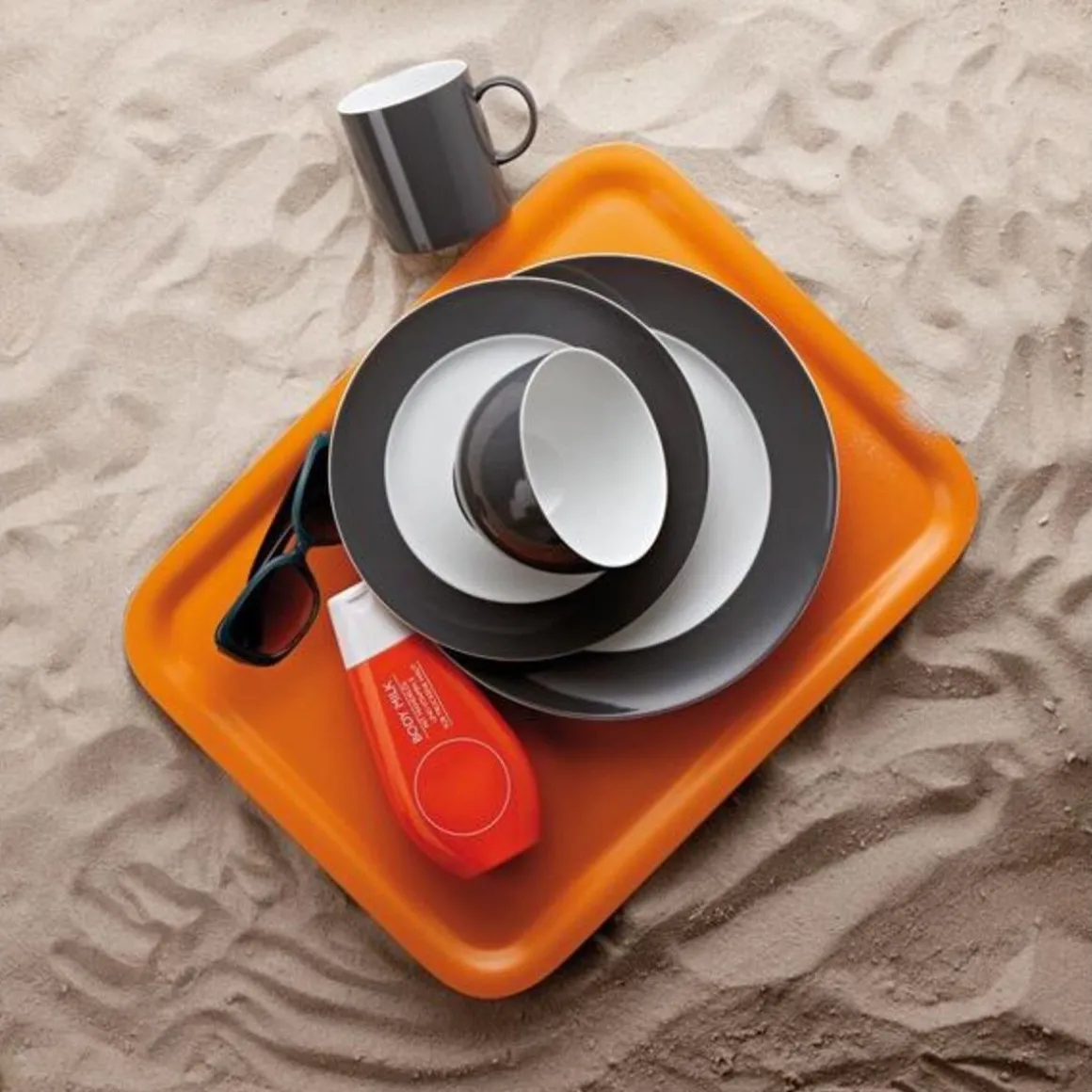 ThomasKaffee/Tee-Untertasse 14 cm Sunny Day Grey