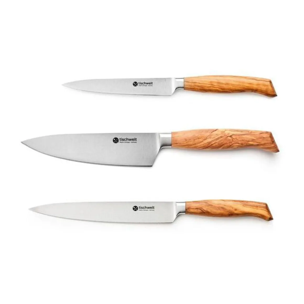 TischweltMesser Set 3-tlg. Nature