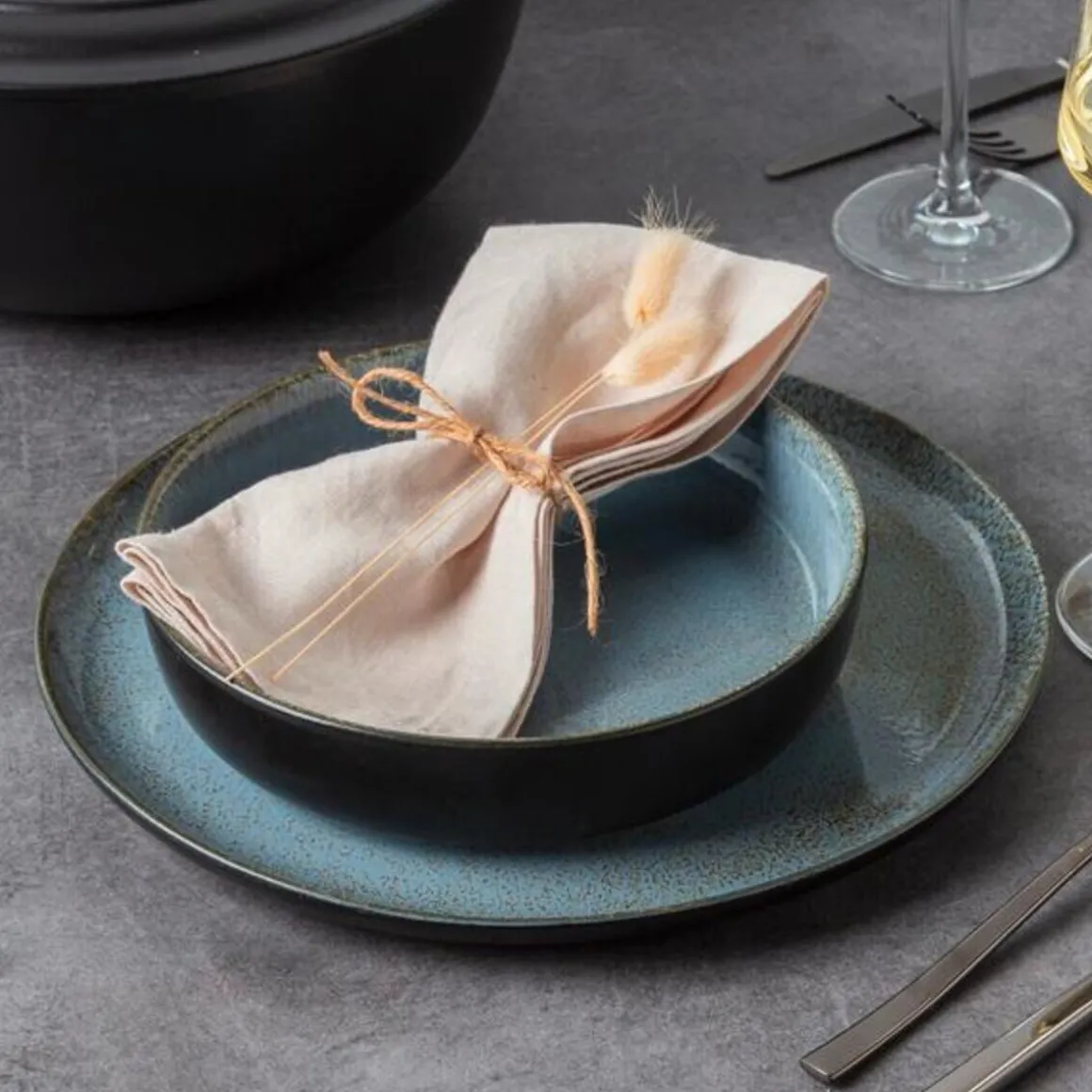 TischweltSpeiseteller 27 cm Marrakesch Agave