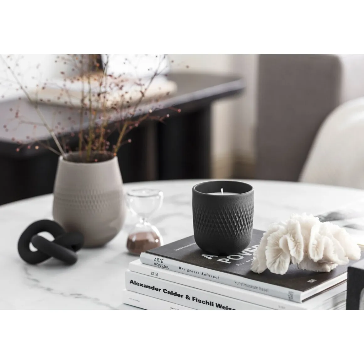 Villeroy & BochDuftkerze Carré Passion 9 cm Manufacture Collier noir