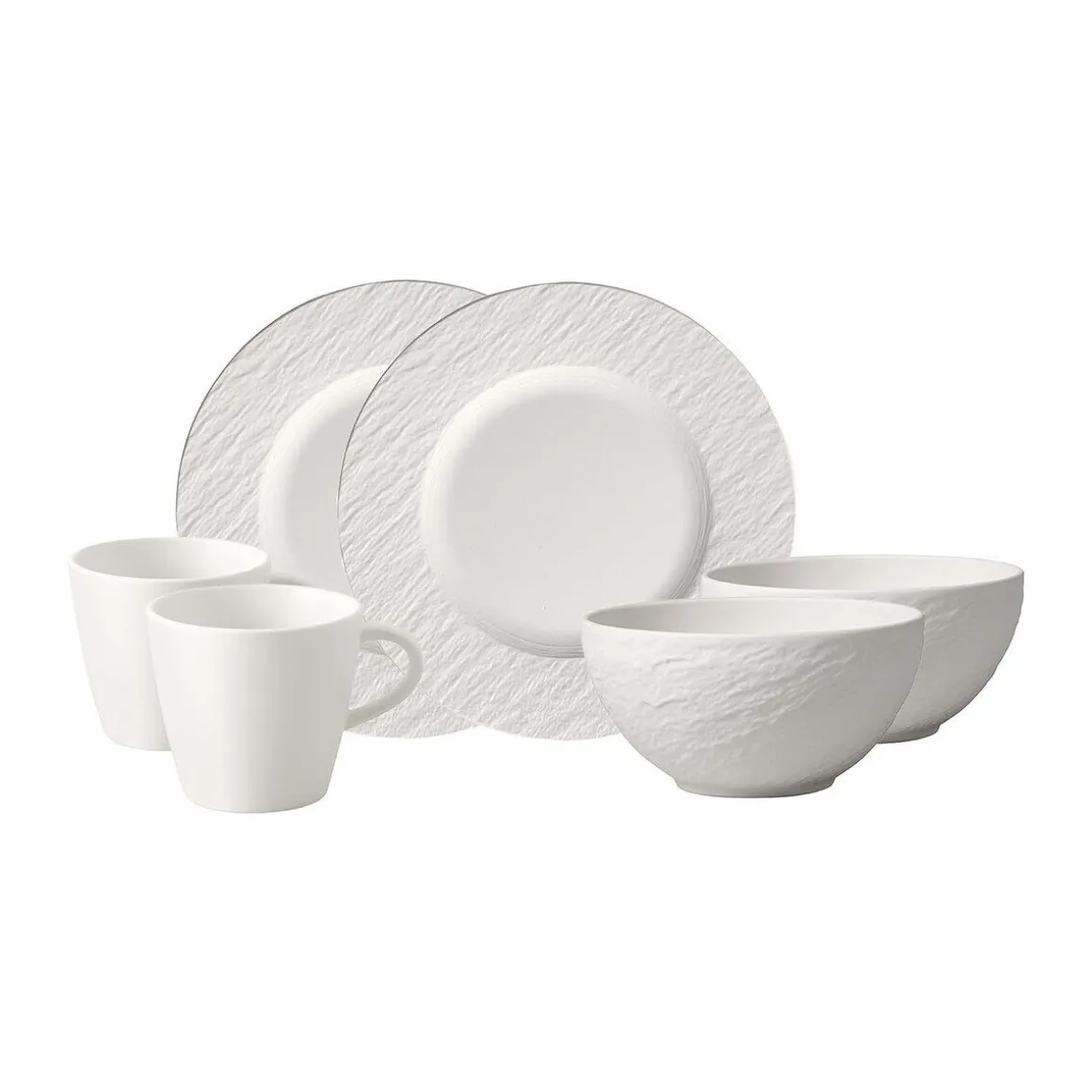 Villeroy & BochFrühstücksset 6-tlg. Manufacture Rock Blanc