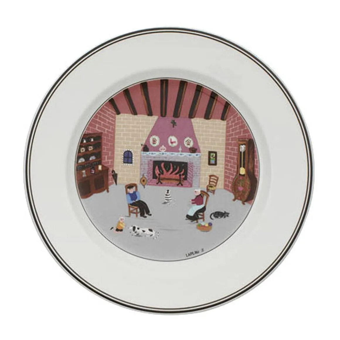 Villeroy & BochFrühstücksteller 21 cm Design Naif Kamin