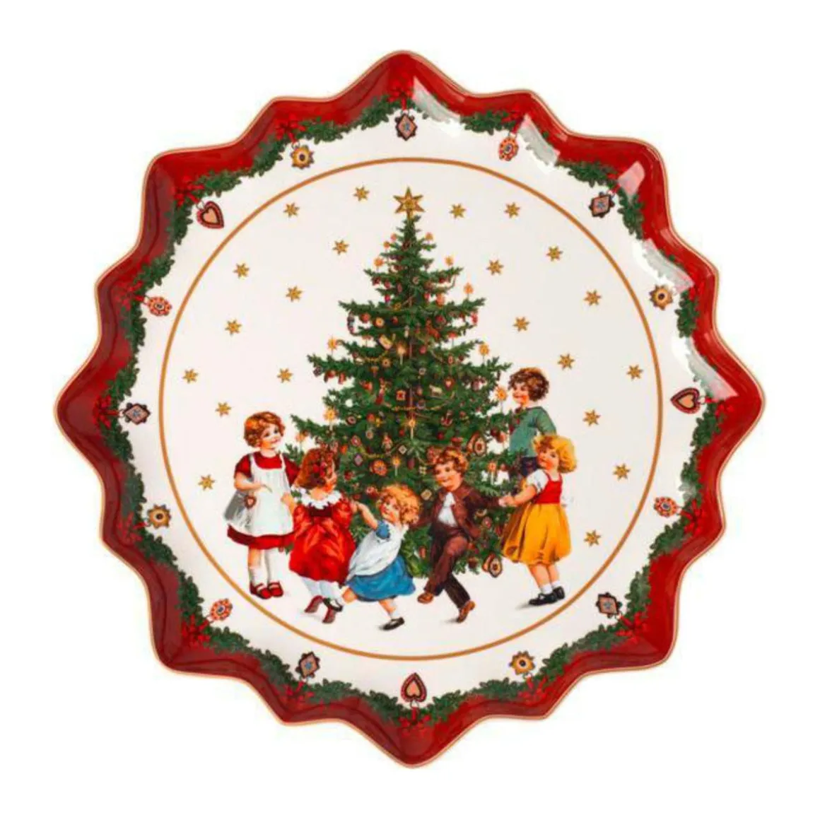 Villeroy & BochGebäckteller tief 39 cm Toy’s Fantasy Kinder tanzen