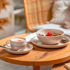 Villeroy & BochKaffee-Untertasse 16 cm Perlemor Sand