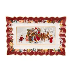 Villeroy & BochKuchenplatte 35x23 cm Toy’s Fantasy Santa und Kinder