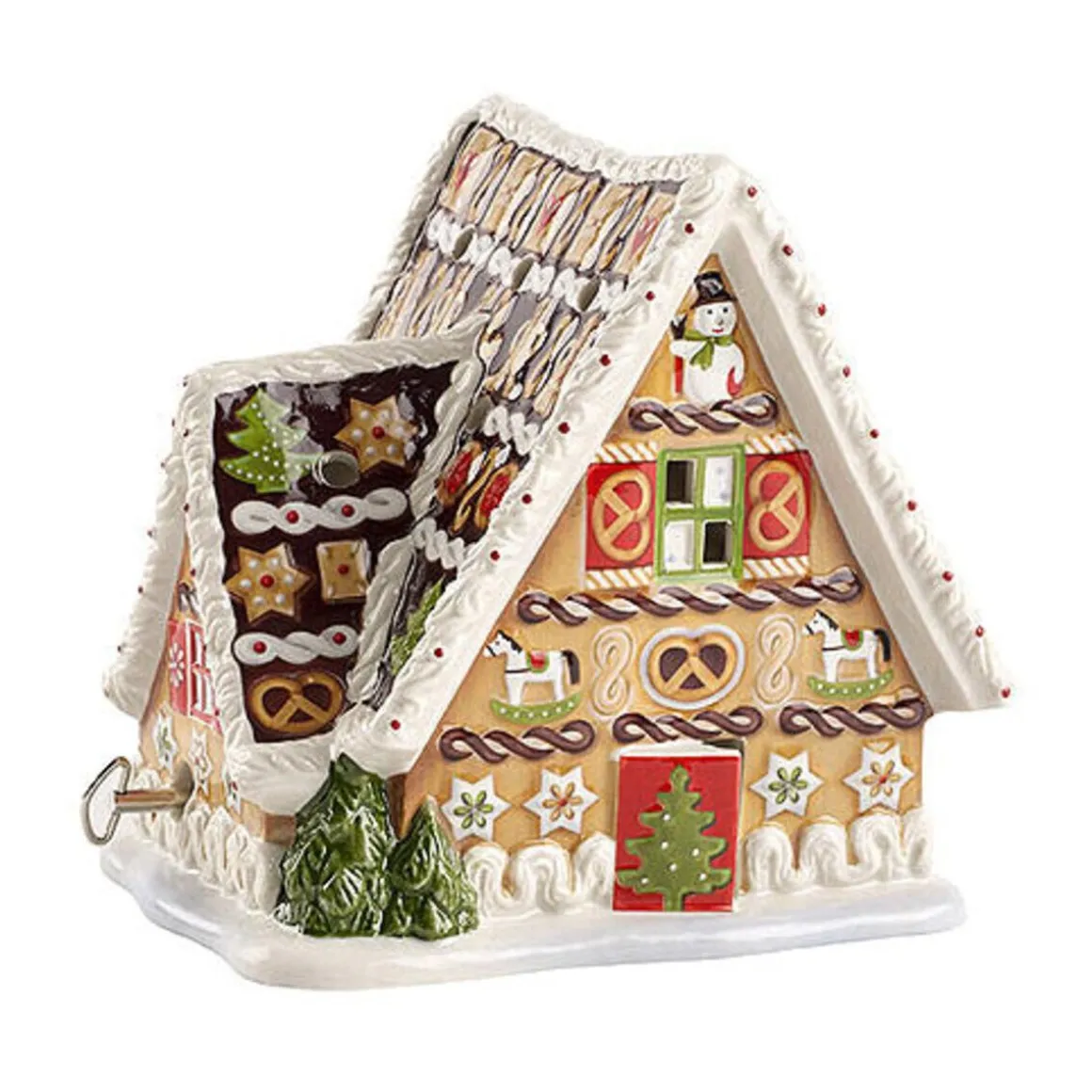 Villeroy & BochLebkuchenhaus mit Spieluhr Christmas Toys 16x13x16 cm