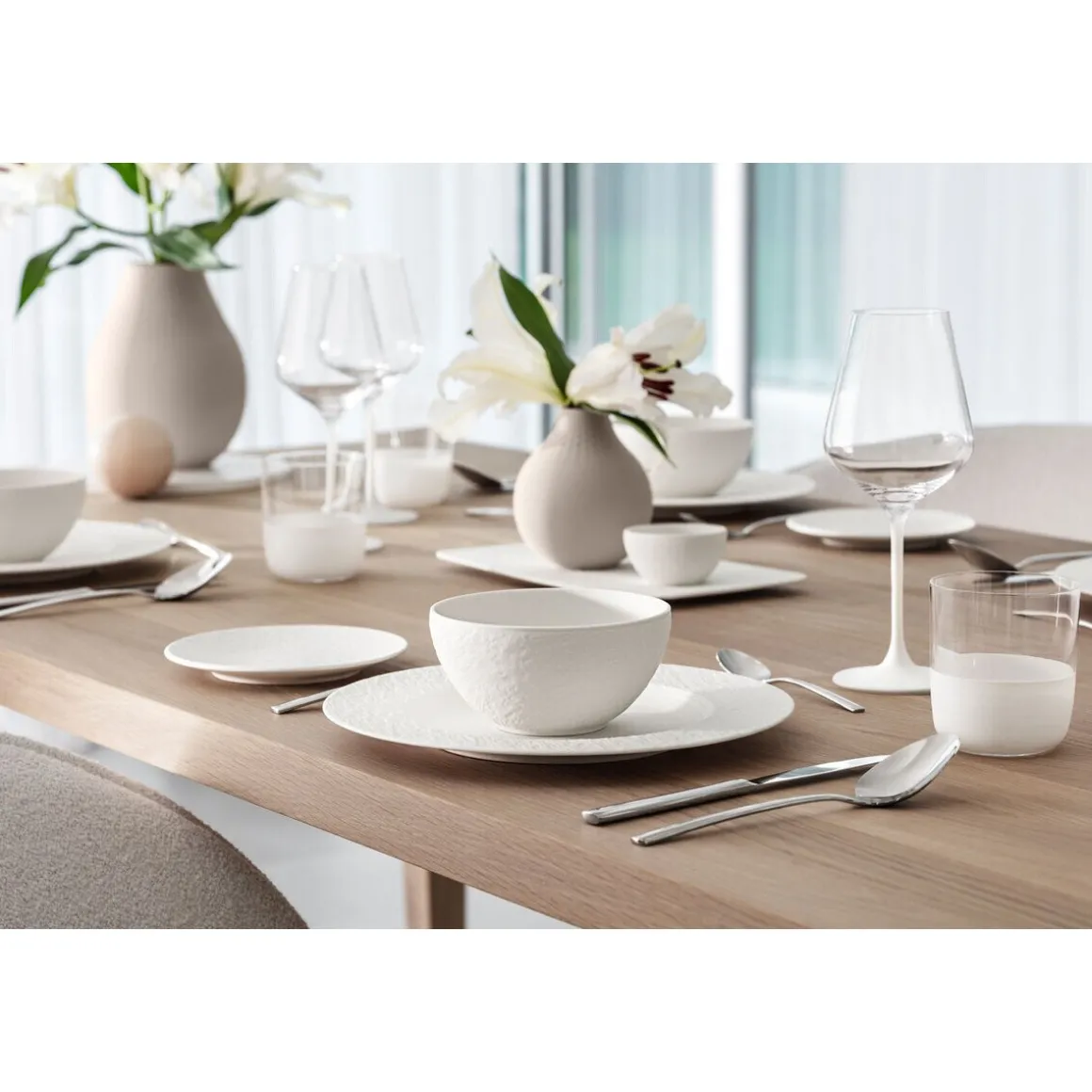 Villeroy & BochRotweinkelch 4er-Set Manufacture Rock blanc