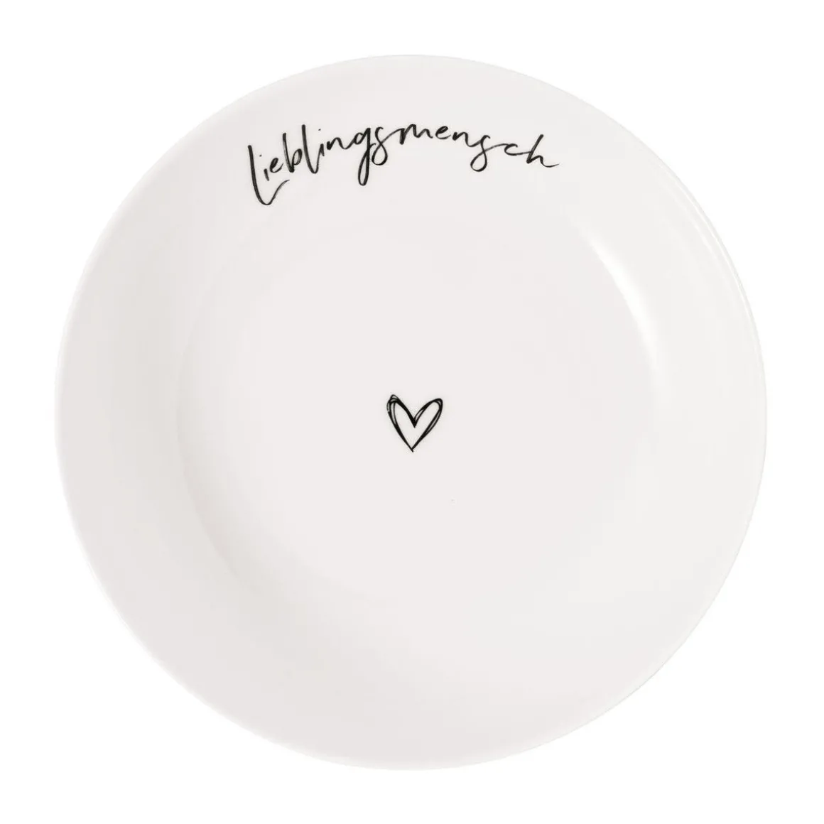 Villeroy & BochSchale flach 19 cm Statement Lieblingsmensch