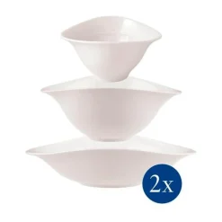 Villeroy & BochSchalen-Trio 6-tlg. Vapiano weiß