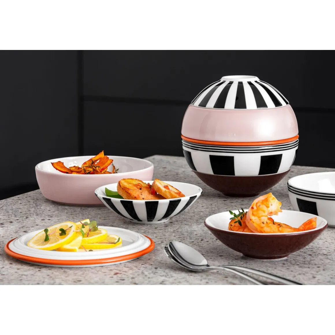 Villeroy & BochSignature La petite Boule 5-tlg. Iconic Memphis Bunt