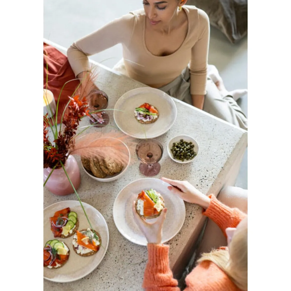 Villeroy & BochSpeiseteller 27 cm Perlemor Sand