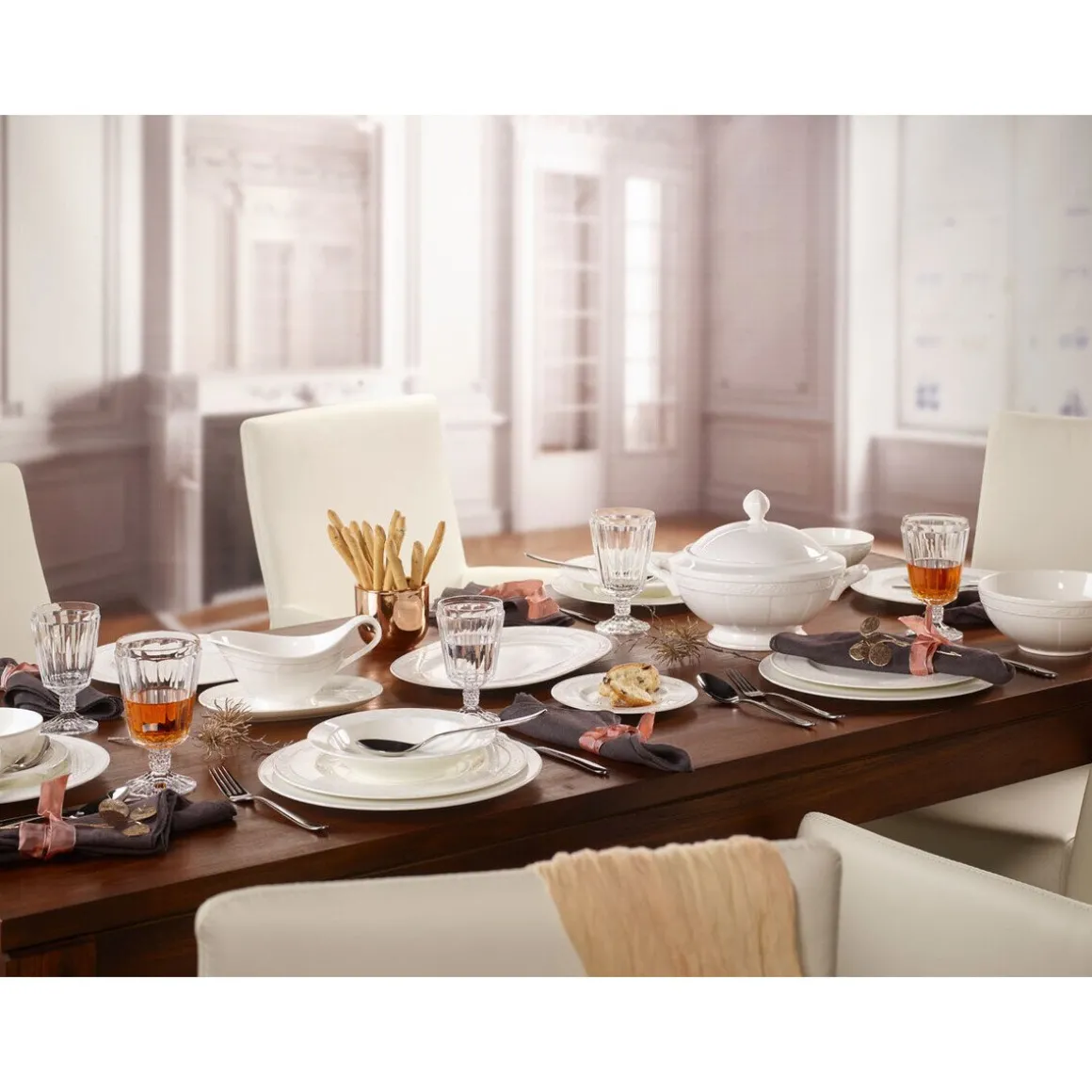 Villeroy & BochSuppenteller 25 cm Gray Pearl