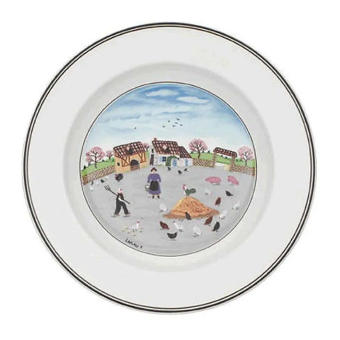 Villeroy & BochSuppenteller 22 cm Design Naif Hühnerhof
